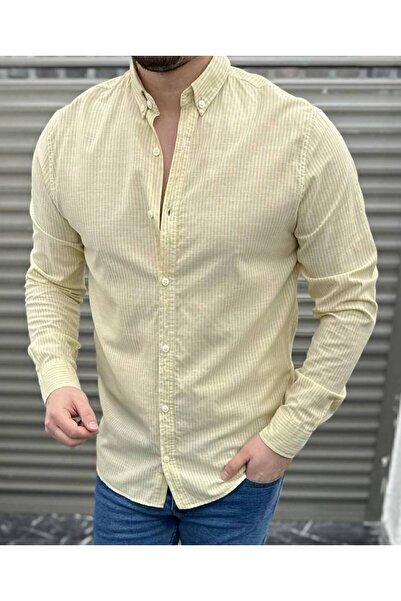JUDGE Men's Striped Slim Fit Shirt - Redsonne