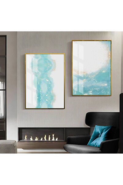 Harikabirev HARİKABİREV | COMBINAT DE ABSTRACTE CU MODELE ALBASTRU-ALB-ARANJA...