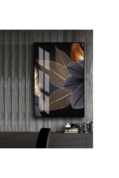 Harikabirev HARİKABİREV | COMBINAT DE FLORI ABSTRACTE IUBITE AUR-NEGRU 3 | TA...