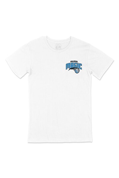 Cix Orlando Magic Pocket Logo Design Bela Majica