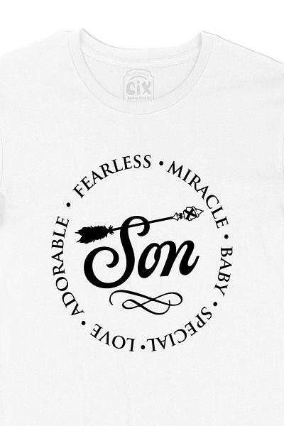 Cix Tricou pentru bărbați, combinație de familie