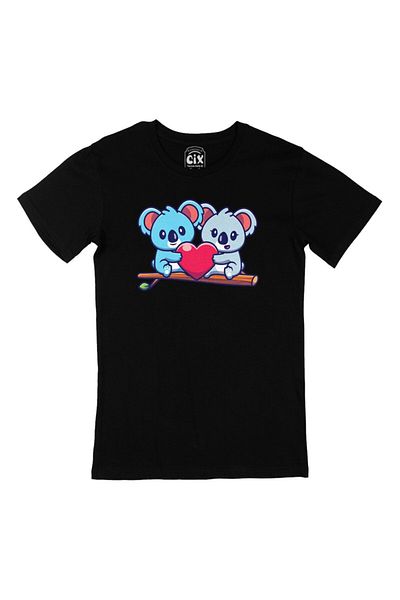 Cix Tricou negru Koala Love