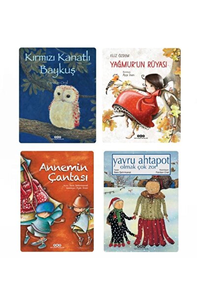 Yapı Kredi Yayınları Kırmızı Kanatlı Baykuş + Yağmur'un Rüyası + Annemin Çant...
