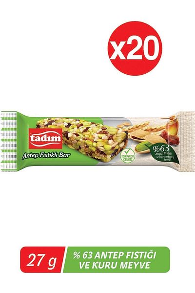 Tadım 27g Pistachio Bar - Pack of 20