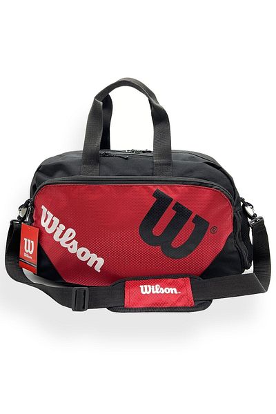 Wilson Black Red Sports and Travel Bag - Hand Suitcase