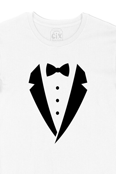Cix Unisex Tuxedo Design T-Shirt