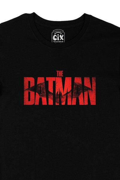 Cix The Batman Baskılı Siyah Tişört