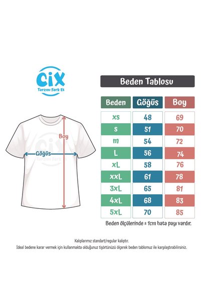 Cix White T-Shirt with Stranger Things Illustration and Pocket Logo Design