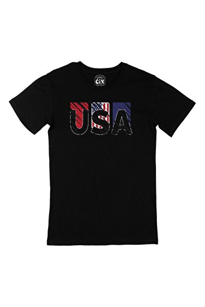 Cix SAD Amerika Dizajn Crna Majica