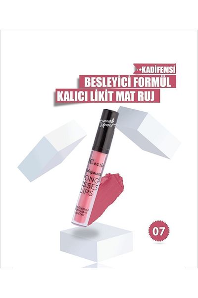 Cecile Allday Matte Long Kiss Lips Lk07