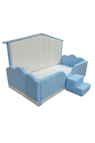 Puf Bebe Montessori Serisi _yumuşacık Puf_çocuk_bebek_merdivenli Yatak 90x190 Ölçüde (İÇ YATAK DAHİLDİR)