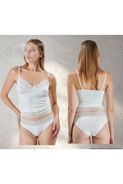 The Clover Жіночий спортивний комплект з топами та трусиками - тонкі бретелі TH.CLVR.6.LSS.00