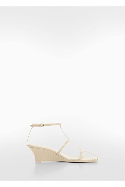 MANGO Woman Sandalen mit Riemen aus Leder