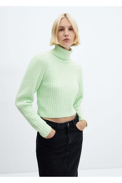 MANGO Woman Pulover tricotat cu gât