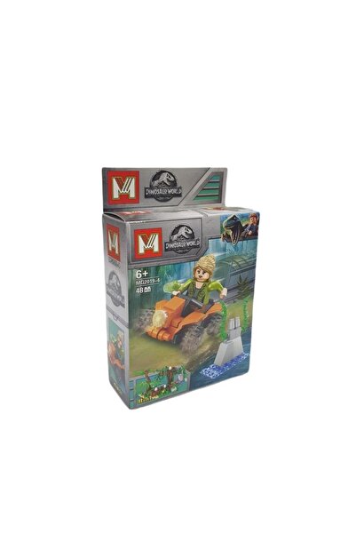 Prestij Oyuncak Dinosaur World Dinosaur Lego Set 48 Pieces - Mg2019-4 (lysine)