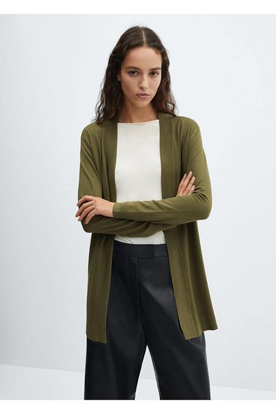 MANGO Woman Knitwear Thin Design Cardigan