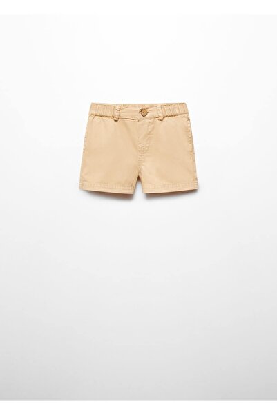 MANGO Baby Βαμβακερό σορτς βερμούδα σε στυλ Chino