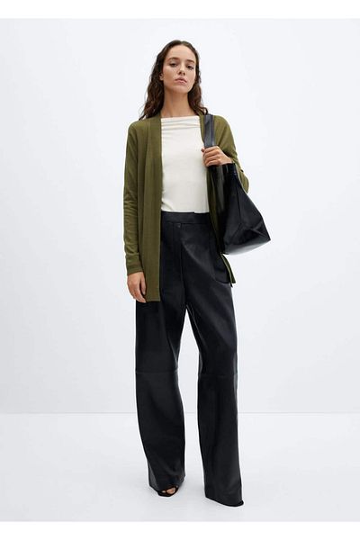 MANGO Woman Knitwear Thin Design Cardigan
