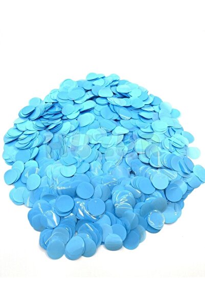 Huzur Party Store Blue Balloon Scale - 10 grams Flake Confetti Inside, Transparent Chain