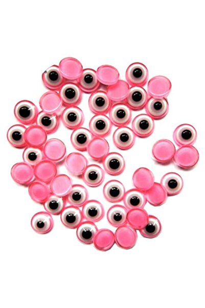 ELGALA حبة عين الشر الصغيرة 100 قطعة لون وردي