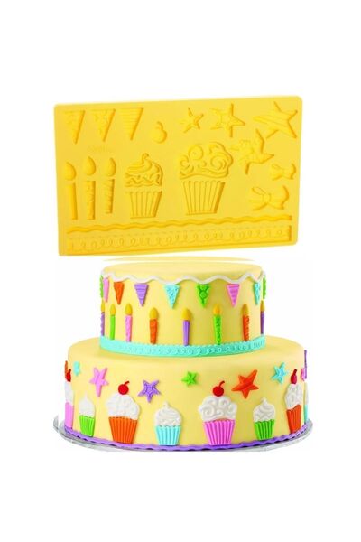 Tinky Winky عيد ميلاد تحت عنوان الحلوى اللب الصابون شمعة المعطرة حجر الايبوكسي المعجنات قالب الشوكولاته