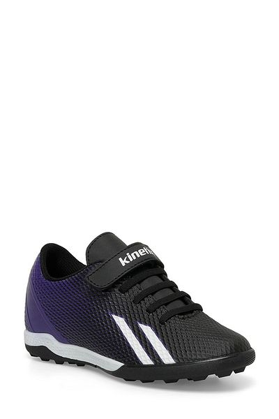 Kinetix ENTA TF 4FX Black Boys' Astroturf Shoes