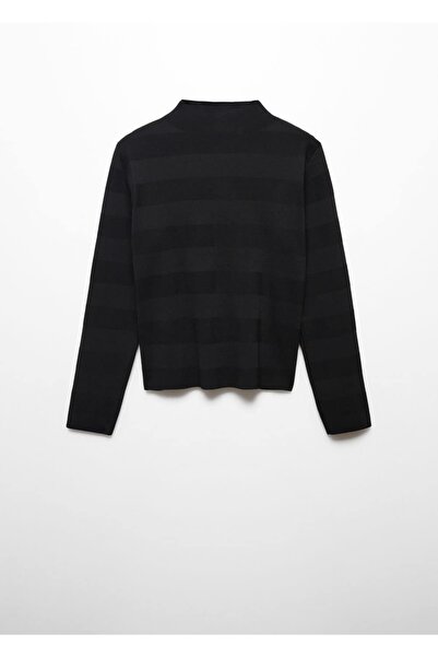 MANGO Woman Pulover decupat cu guler Perkins