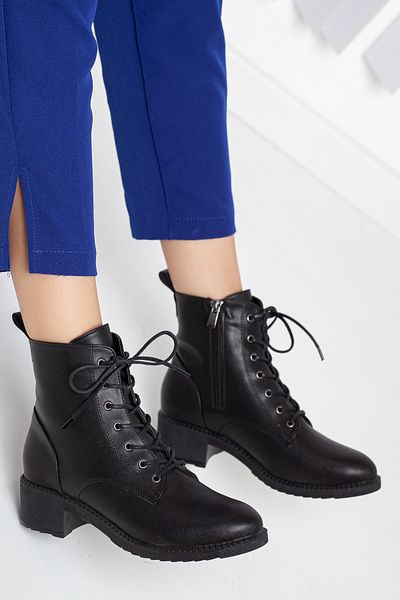 Daxtors D5002 Γυναικείες Μπότες & Μποτάκια Lace Up Boots