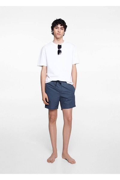 Mango Teen Costum de baie albastru pentru copii