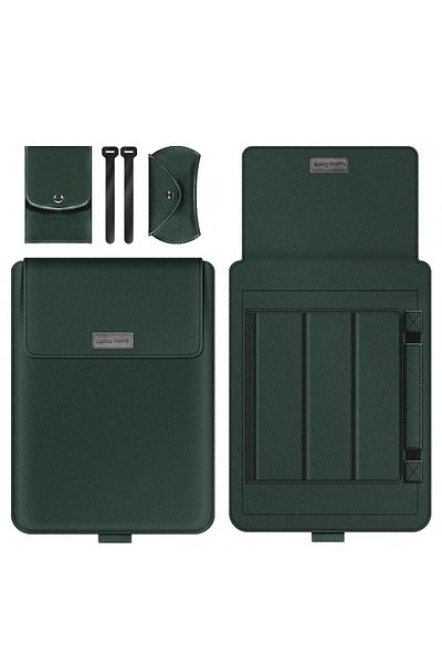 TEKNETSTORE ماك بوك برو اير 13 M1-M2 2020/2022 حقيبة جلدية مغناطيسية - موديلات A2179-A2337-A2338-A2251-A2159-A1989-A1708