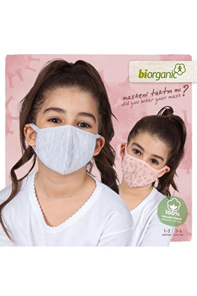 Bibaby Organik Maske 2li Kirpi Pembe - Kar Melanj