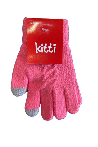 Kitti Gloves Knitted Pink