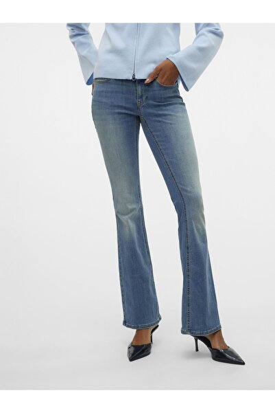 Vero Moda Ausgestellt VMSIGI Niedrige Taille Ausgestellt Jeans