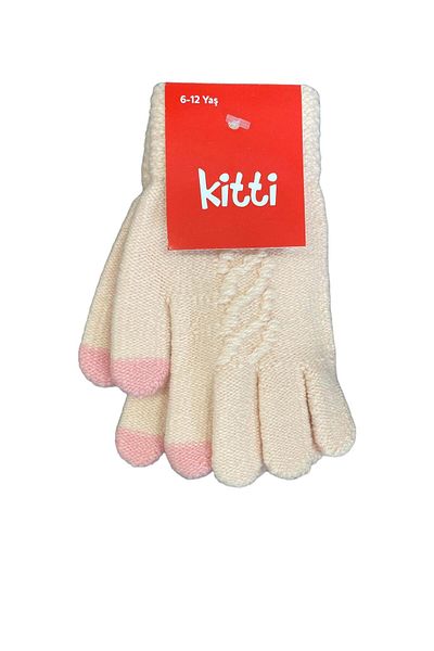 Kitti Gloves Knitted Rose