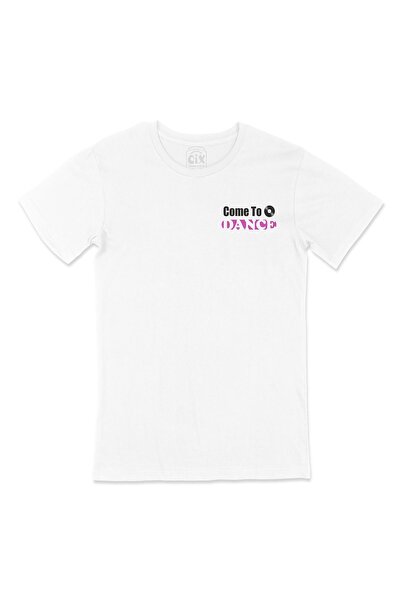 Cix Tricou alb cu sigla fustei de dans