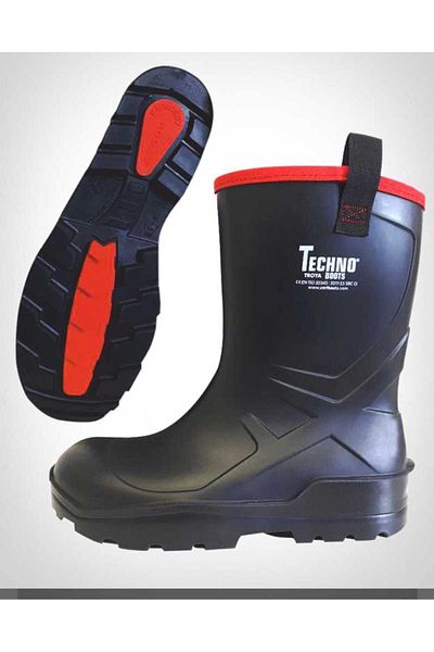Techno Μαύρες μπότες χιονιού - Ανθεκτικές στο κρύο 20 μοιρών