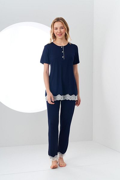 PJS 24144 Set de pijamale din dantelă pentru femei