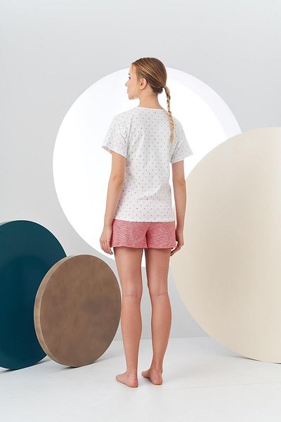 PJS 24141 Set pantaloni scurți scrisi pentru femei