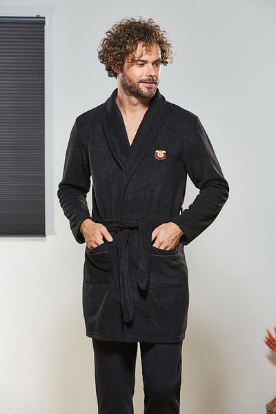 PJS Men's Polar Robe - Mlvx 21329 Blsm