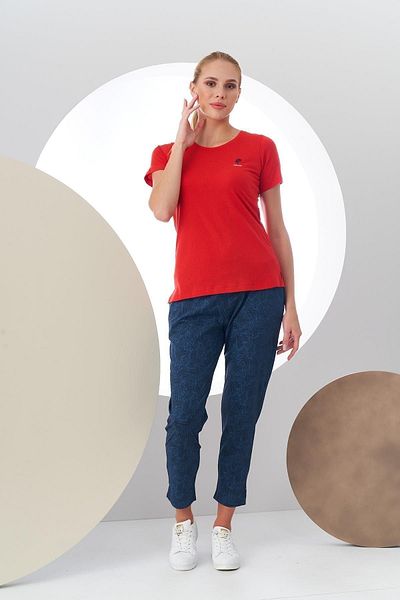 PJS 24171 Women's Patterned Pocket Sports Set