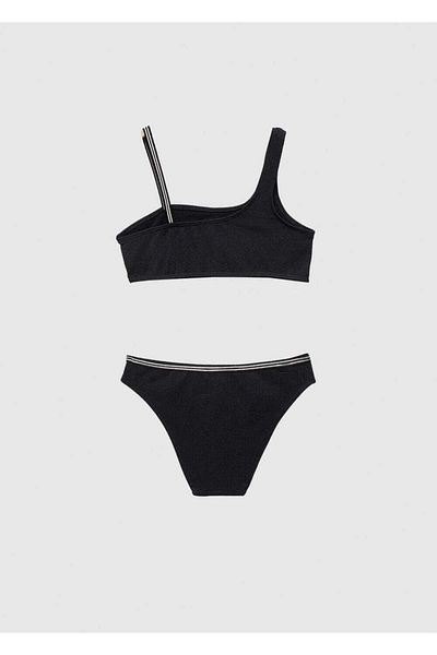 MANGO Kids Asymmetrischer strukturierter Bikini