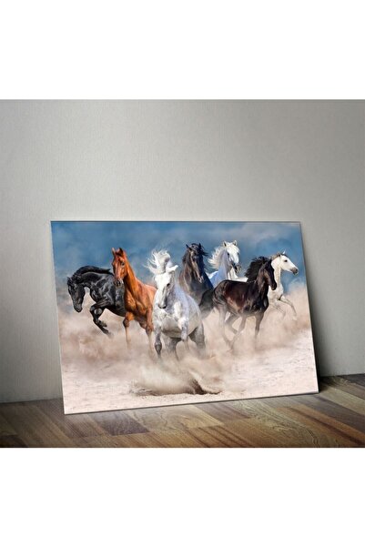 Şehzat At Resimli Kanvas Tablo
