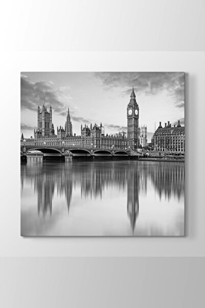 Şehzat Big Ben Siyah Beyaz Tablo