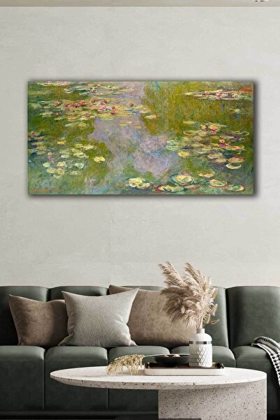 Şehzat Su Zambakları - Claude Monet Ünlü Ressamlar Kanvas Tablo