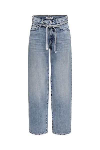 ONLY Straight-Fit-Jeans ONLGIANNA Mittlere Taille Ballon Schnitt Jeans