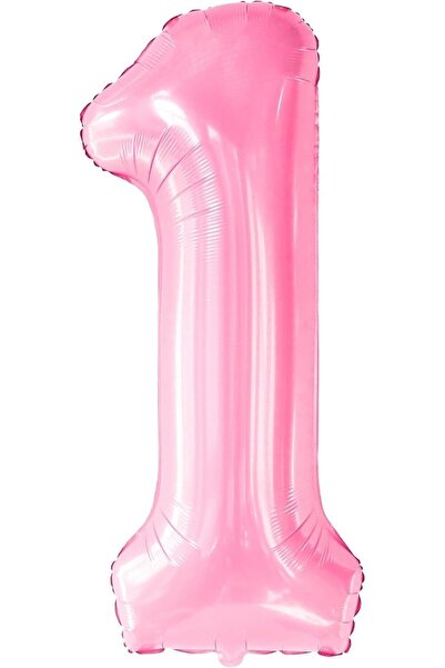 Paparti 1 بالون رقائق وردي 76 سم 34 بوصة بالون حفلة مناسب للهيليوم