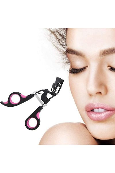 newnet Easy-To-Use Eyelash Curler with Intense Volume, Eyelash Protection, Soft Silicone Pad