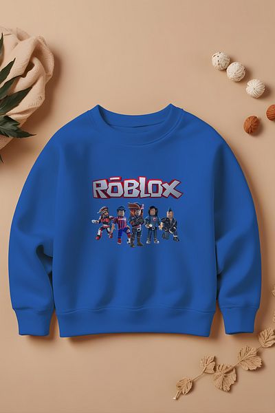 MYADA Детски суичър с голям размер от Нов сезон с щампа Roblox - 11000