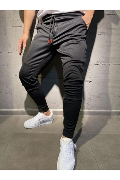 DEEPSENCE Ανδρικό μαύρο παντελόνι Sukuba - Lycra και ελαστικό