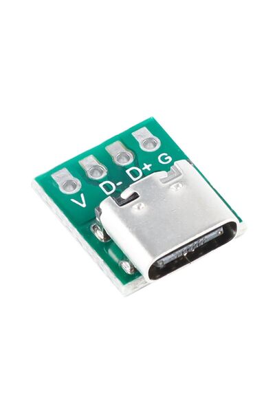 Roboyol Store USB Type C 4 Pin DIP Çevirici Pcb Usb Dip Adaptör Kart